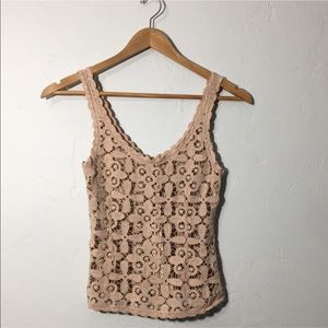 Delicate Crochet Tank Top